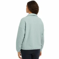 Outlet LeMieux - Sweat manches longues femme Dana quarter zip glacier Bleu