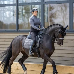 LeMieux - Tapis de dressage Self-Cool polaire Gris