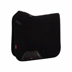 LeMieux - Tapis de dressage Suede Square black Noir