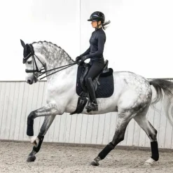 Sale LeMieux - Tapis de dressage Crystal Suede Square Noir