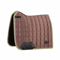 New LeMieux - Tapis de dressage Square Loire Classique satin walnut Marron
