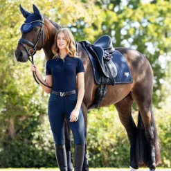 LeMieux - Tapis de dressage Puissance Suede CC Marine New