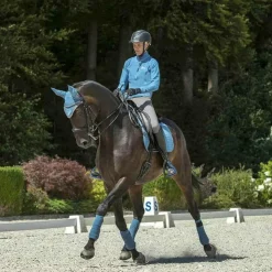LeMieux - Tapis de dressage Suede Square Ice Blue Bleu Discount