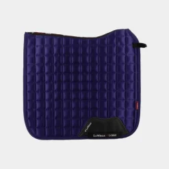 LeMieux - Tapis de dressage Loire Classic Square Ink Blue Bleu Sale
