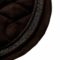 Clearance LeMieux - Tapis de dressage Crystal Suede Square Marron