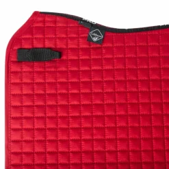LeMieux - Tapis de dressage Square suédine chili Rouge Best