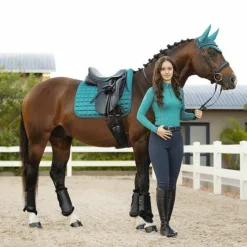 Sale LeMieux - Tapis de dressage Loire Memory Satin Vert