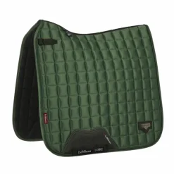 LeMieux - Tapis de dressage Loire Classic Square Hunter Green Vert Outlet