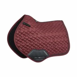 Hot LeMieux - Tapis de selle Crystal Suede Close Contact Bordeaux