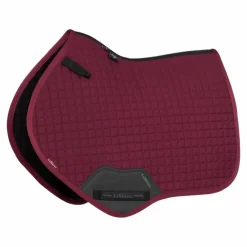 Best LeMieux - Tapis de selle Close Contact Square Bordeaux
