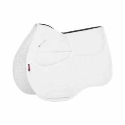 LeMieux - Tapis de selle mixte Pro Sorb Plain 2 Square Blanc New