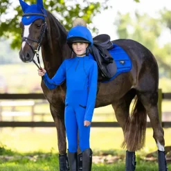 Outlet LeMieux - Tapis de selle Square Mixte Loire benetton Bleu