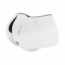 Outlet LeMieux - Tapis de selle Square X-Grip Twin Sided EuroJump Blanc