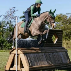 New LeMieux - Tapis de selle Suede Close Contact Square hunter green Vert