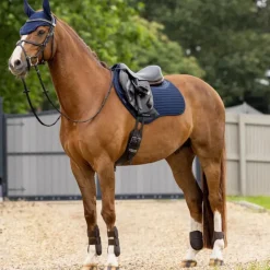 Discount LeMieux - Tapis de selle Square Soft Shell anti glisse Marine