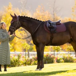 LeMieux - Tapis de selle Square Essence damson Bordeaux New
