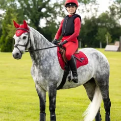 New LeMieux - Tapis de selle Square Mixte Loire chili Rouge