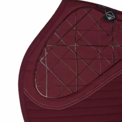 Outlet LeMieux - Tapis de selle Square Soft Shell Anti Glisse EuroJump Bordeaux