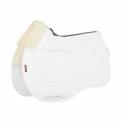 New LeMieux - Tapis de selle Square Mixte Merino + / naturel Blanc