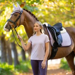 Best LeMieux - T-shirt manches courtes femme Sport lilac Violet