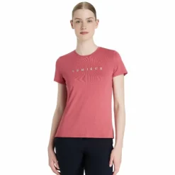 LeMieux - T-shirt manches courtes femme Sport cranberry Rose Outlet