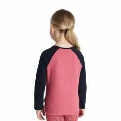 New LeMieux - T-shirt manches longues enfant Chancer Mini Jamie cranberry Rose