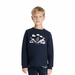 Hot LeMieux - T-shirt manches longues enfant Mini Poppy Marine