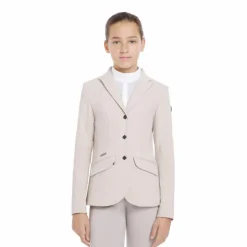 LeMieux - Veste de concours fille Young Rider Kennedy stone Beige Hot