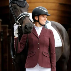 LeMieux - Veste de concours femme Dynamique Bordeaux Hot