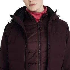 LeMieux - Veste femme hybride imperméable Brooke damson Bordeaux Online