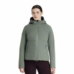 New LeMieux - Veste femme hybride imperméable Brooke rosemary Vert
