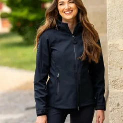 Online LeMieux - Veste manches longues Soft Shell femme Celine Marine