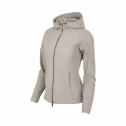 LeMieux - Veste manches longues softshell femme Charlotte ash Beige New