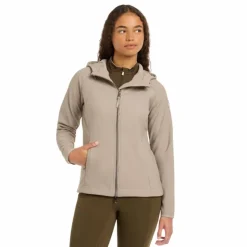 LeMieux - Veste manches longues softshell femme Charlotte ash Beige New