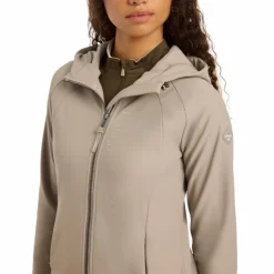 LeMieux - Veste manches longues softshell femme Charlotte ash Beige New