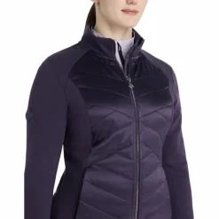 LeMieux - Veste matelassée zip intégral femme Dynamique juniper Violet Sale