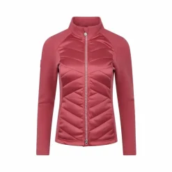 Hot LeMieux - Veste matelassée zip intégral femme Dynamique cranberry Rose