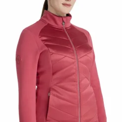 Hot LeMieux - Veste matelassée zip intégral femme Dynamique cranberry Rose