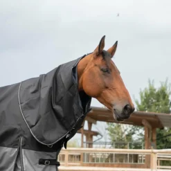 Sale Loveson - Couverture d'extérieur Turnout Plus noir/ gris 200g