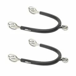 Metalab - Eperons Vertical Soft gainé caoutchouc 30mm Gris