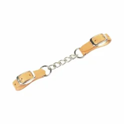 Online Metalab - Gourmette hackamor cuir Naturel