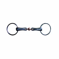 Metalab - Mors deux anneaux double brisure avec boule en cuivre Clearance