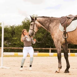 Online Mountain Horse - Pantalon d'équitation femme GTK Ester Blanc