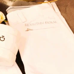 Mountain Horse - Pantalon d'équitation femme Diana Blanc New