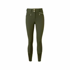 Mountain Horse - Pantalon d'équitation femme Diana kaki Vert