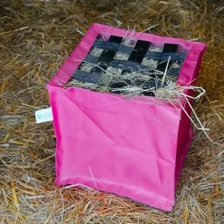 Natural' Innov - Sac à foin Natural'Kub édition limitée Octobre Rose