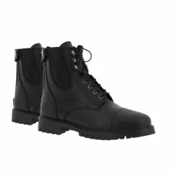 Norton - Boots Vauvert lacets + zip Noir New