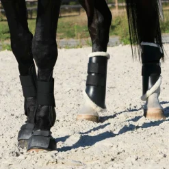 Hot Norton - Cloches soft double bande auto-agrippante noir