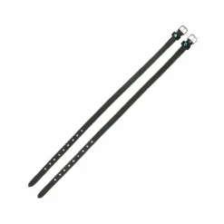 Hot Norton - Courroies d'éperons Solitaires noir/ turquoise