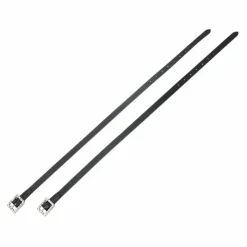 Norton - Courroies d'éperons Cristal Noir